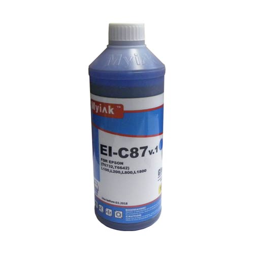 Чернила для EPSON (T6642/T6732) L100/L200/ L655/ L800/L805/ L1800 (1л, cyan, Dye) EI-C87 Gloria™ MyInk