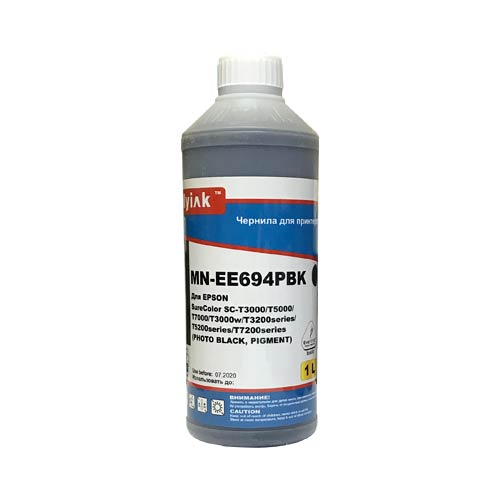Чернила для EPSON (T6941) SC-T3000/T5000/T7000//T3200/T5200/T7200 (1л, photo black, Pigment) EE694PBK MyInk