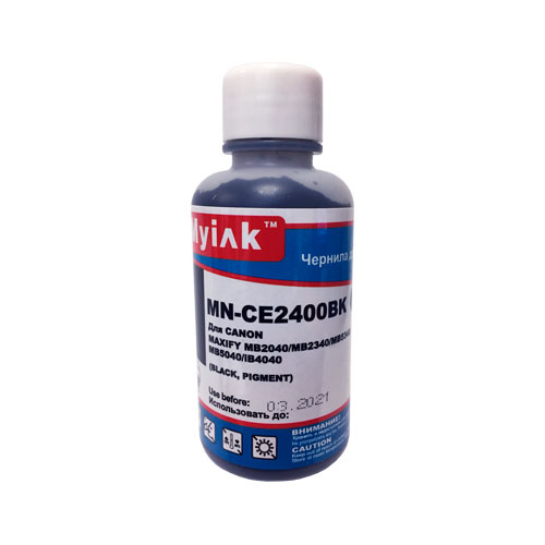 Чернила для CANON  PGI-1200, PGI-2400, PGI-2500, PGI-2700, PGI-2800, PGI-2900 (100мл, black, Pigment) CE2400BK EverBrite™ MyInk