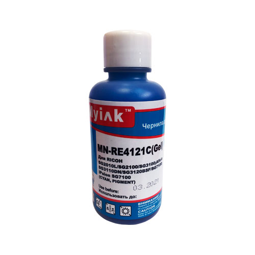 Чернила гелевые для RICOH SG3100/3110/7100 (100мл, cyan) RE4121C MyInk