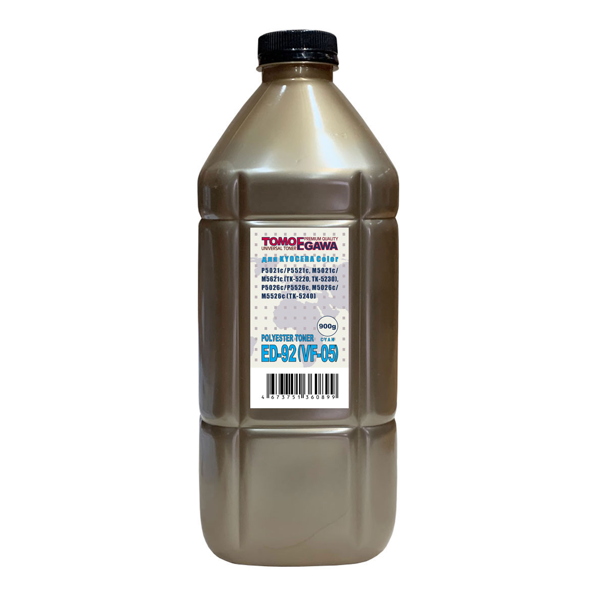 Тонер для KYOCERA FS Color Универсал тип  ED-92 (VF-05) (фл,900,синий,TOMOEGAWA ) Gold ATM