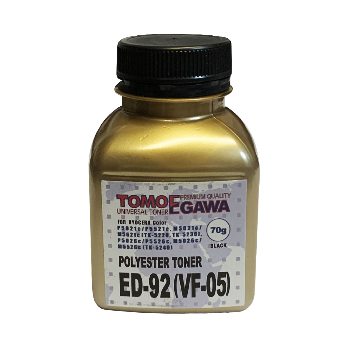 Тонер для KYOCERA FS Color Универсал тип  ED-92 ( VF-05) (фл,70,черный ,TOMOEGAWA ) Gold ATM