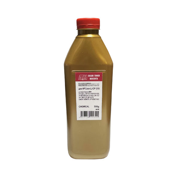 Тонер для HP Color LJ CP 1215/1515/1525/СМ1312/CM1415/CP1025/2025 (фл,500,красный,Chemica,DL H52l) Gold ATM