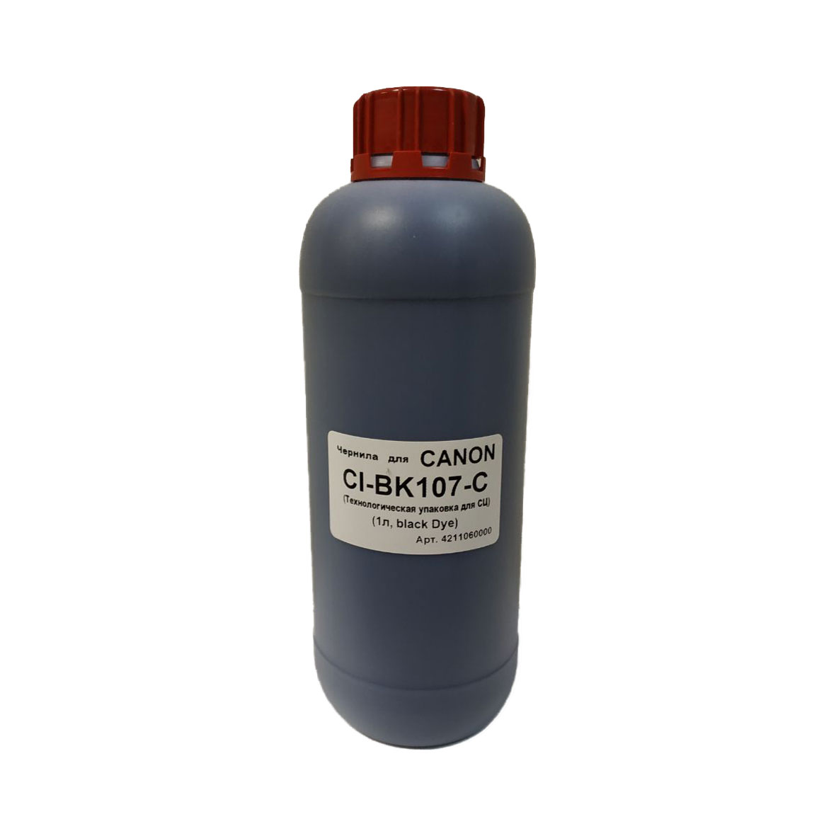 Чернила для CANON (1л,black Dye) CI-BK107-C (Технологическая упаковка для СЦ)