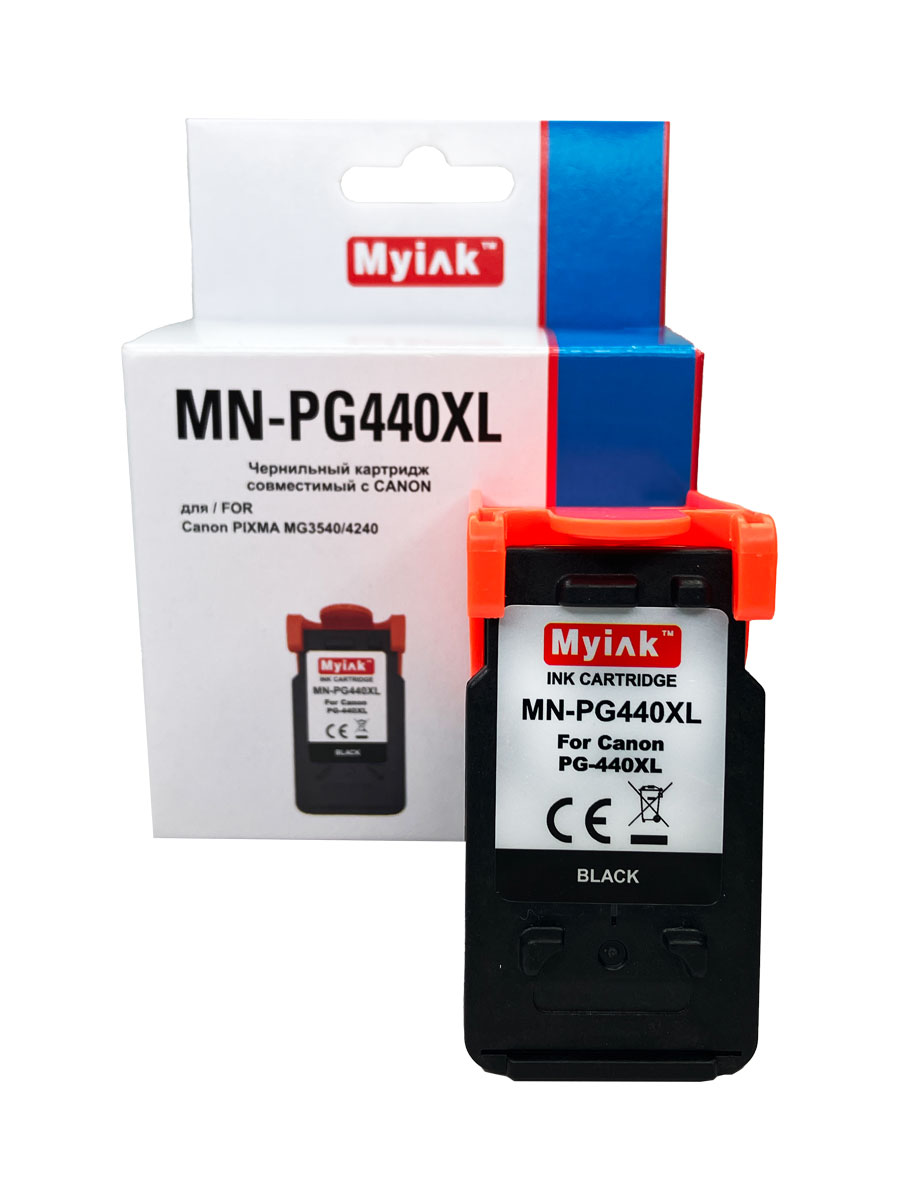 Картридж для CANON  PG-440XL PIXMA MG3540/4240 (R) Black (23ml) Myink