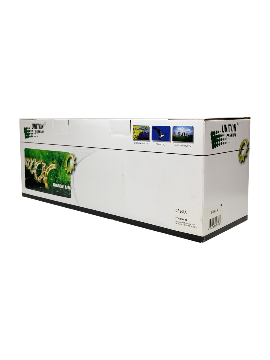 Картридж для HP Color LJ M775 CE341A (651A) синий (16K) UNITON Premium GREEN LINE (Eco Protected)