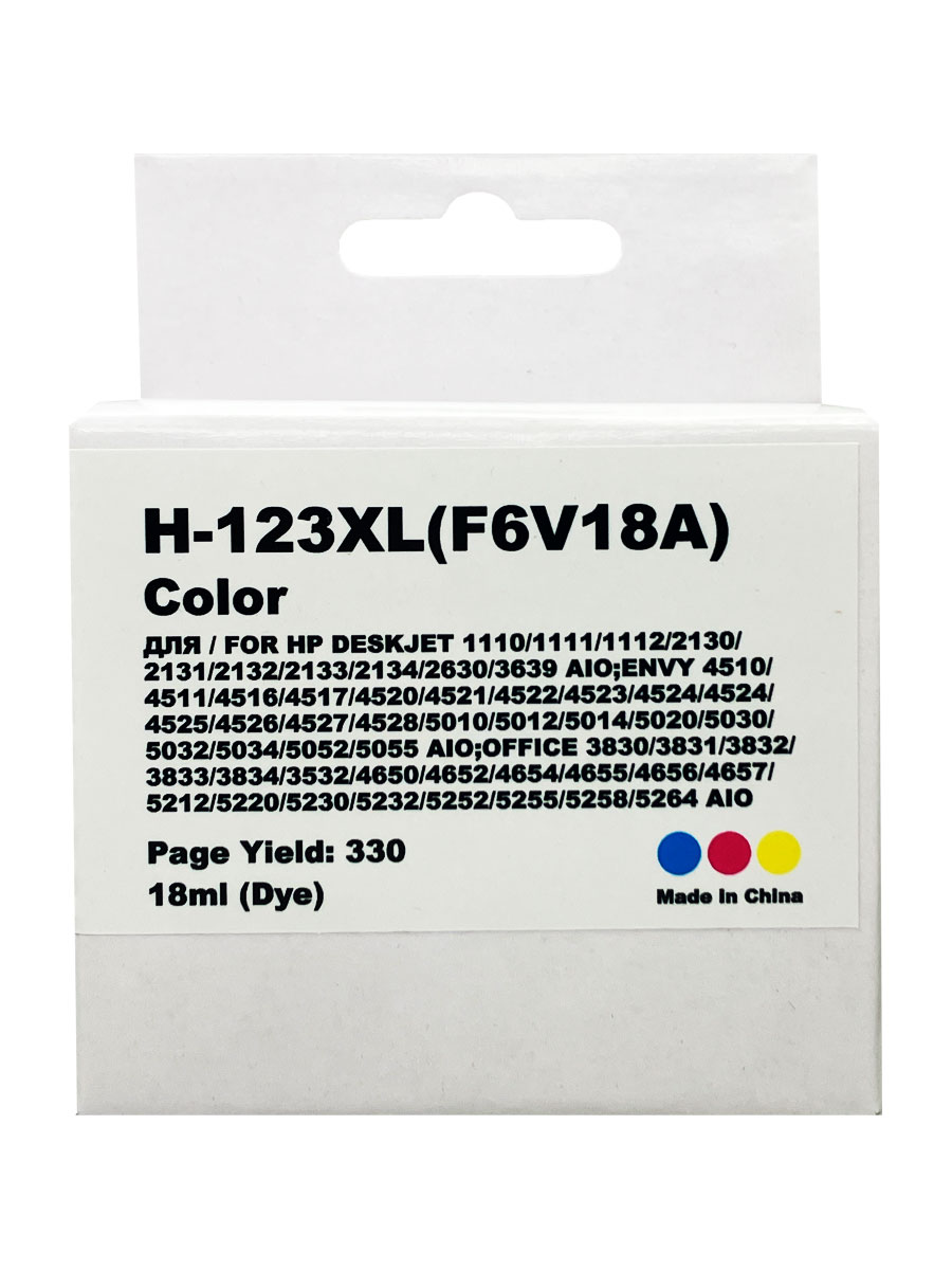 Картридж для (123XL) HP DeskJet  2130 F6V18AE (R) Color MyInk Т/У