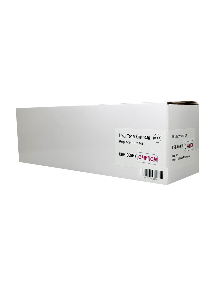 Картридж для CANON LBP-673/MF752/754 Cartridge 069H желтый (5,5K) UNITON Premium GREEN LINE (Eco Protected)