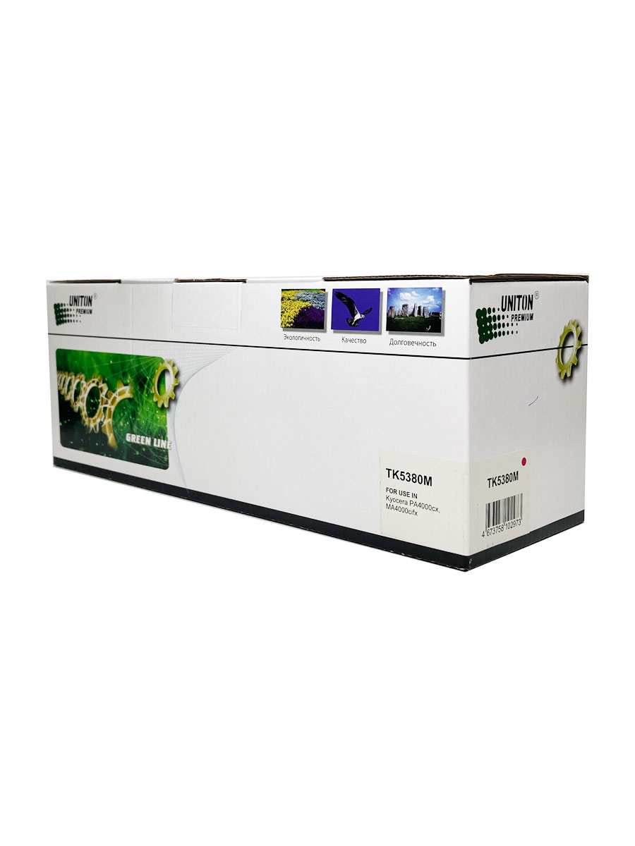 Тонер-картридж для (TK-5380M) KYOCERA PA4000/ MA4000 (10K) красный UNITON Premium GREEN LINE (Eco Protected)