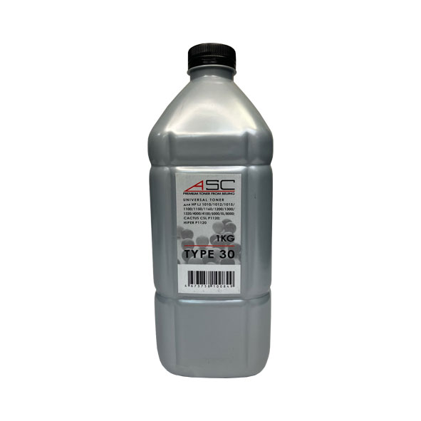 Тонер для HP Универсал тип  30 (фл,1кг,ASC (ASKE-H030)) Silver ATM