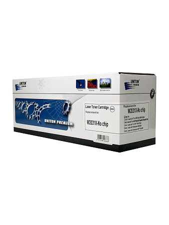 Картридж для HP Color LJ M454,M455, MFP M479 W2031X (415X) синий (6K) БЕЗ ЧИПА!!! UNITON Premium 