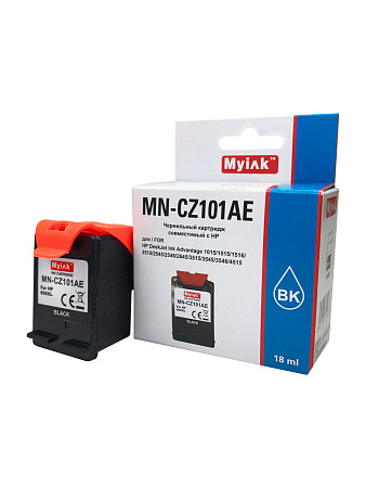 Картридж для (650XL) HP DJ Advantage 2515/3515/4515 CZ101AE (R) Black (18ml) Myink 