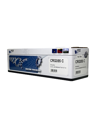 Картридж для CANON LBP-663/664/ MF746/742/744  Cartridge 055 синий (2,1K) БЕЗ ЧИПА!!! UNITON Premium 