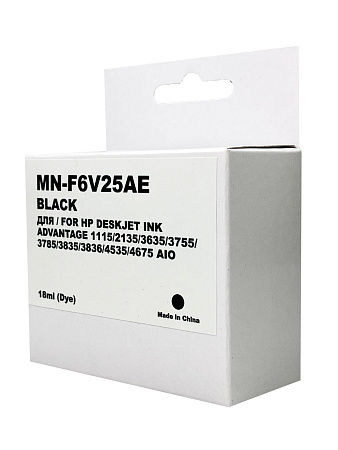 Картридж для (652XL) HP DJ Advantage 2135/3635/3835/4535/4675 F6V25AE (R) Black (18ml) Myink Т/У 