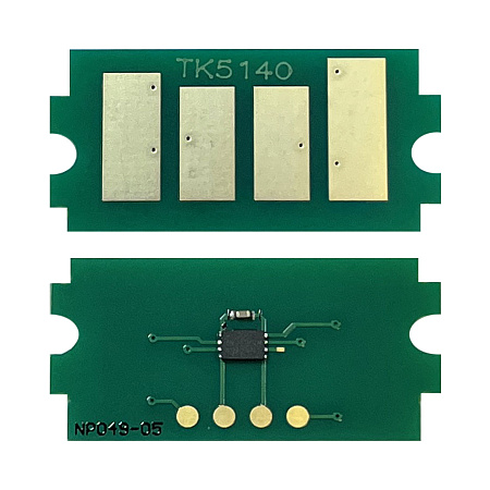 Чип к-жа (TK-5140Y) Kyocera ECOSYS P6130/M6030/M6530 (5K)  yellow UNItech(Zhono) 