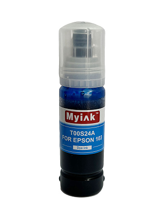 Чернила для EPSON EcoTank (103) L1110/L3050/L3150/L5190 (70мл, cyan, Dye) MyInk 