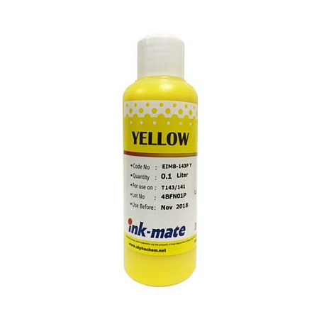 Чернила для EPSON (S22/T50/L800) (100мл, yellow, Pigment) EIMB-143PY Ink-Mate SAL Чернила для EPSON (S22/T50/L800) (100мл, yellow, Pigment) EIMB-143PY Ink-Mate SAL