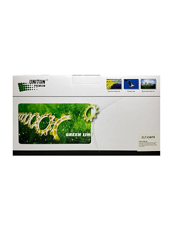 Картридж для SAMSUNG CLP-320/CLX-3185 (CLT-C407S) Toner (1K) синий UNITON Premium GREEN LINE (Eco Protected) 