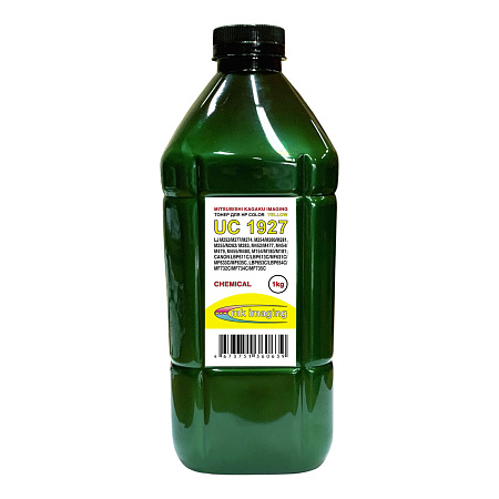 Тонер для HP Color Универсал тип UC1927Y (фл,1кг,желтый,Chemical,MITSUBISHI/MKI) Green Line Тонер для HP Color Универсал тип UC1927Y (фл,1кг,желтый,Chemical,MITSUBISHI/MKI) Green Line