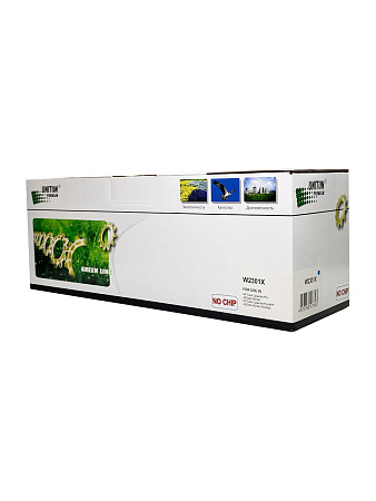 Картридж для HP Color LJ Pro 4203,MFP 4303 W2301X (230X) синий (5,5K) БЕЗ ЧИПА!! UNITON Premium GREEN LINE (Eco Protected) 