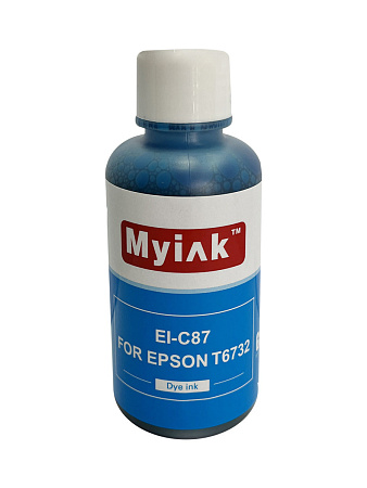 Чернила для EPSON (T6732) L100/L200/ L655/ L800/ L805/ L1800 (100мл, cyan Dye) EI-C87 Gloria™ MyInk 