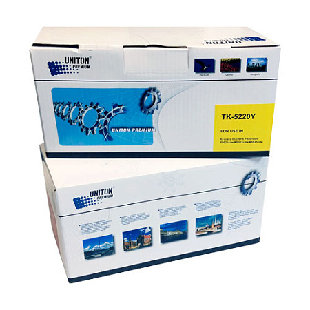 Тонер-картридж для (TK-5220 Y) KYOCERA ECOSYS P5021/M5521 (1,2K) желтый UNITON Premium GREEN LINE (Eco Protected) Тонер-картридж для (TK-5220 Y) KYOCERA ECOSYS P5021/M5521 (1,2K) желтый UNITON Premium GREEN LINE (Eco Protected)