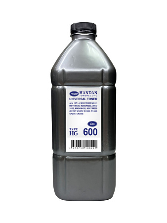 Тонер для HP Универсал тип HG600 (фл,1кг,HANDAN) Silver ATM 