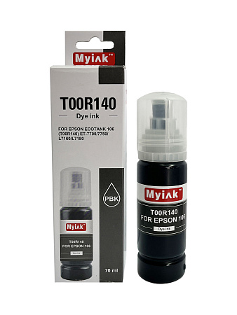 Чернила для EPSON EcoTank (106) (T00R140) ET-7700/7750/L7160/L7180 (70мл,photo black,Dye) MyInk Чернила для EPSON EcoTank (106) (T00R140) ET-7700/7750/L7160/L7180 (70мл,photo black,Dye) MyInk