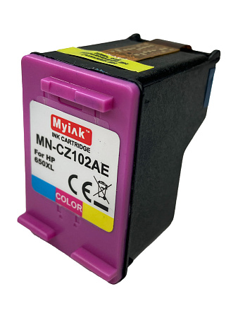 Картридж для (650XL) HP DJ Advantage 2515/3515/4515 CZ102AE (R) Color (18ml) Myink 