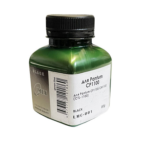 Тонер для Pantum CP1100/CM1100 (CTL-1100) (фл,80,черный ,NonChem,LMC-001 IMEX) Green Line Тонер для Pantum CP1100/CM1100 (CTL-1100) (фл,80,черный ,NonChem,LMC-001 IMEX) Green Line