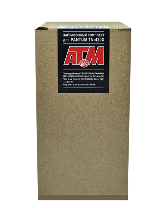 Заправочный комплект для Pantum TN-420X (6K, тонер 230 г + чип) ATM Заправочный комплект для Pantum TN-420X (6K, тонер 230 г + чип) ATM