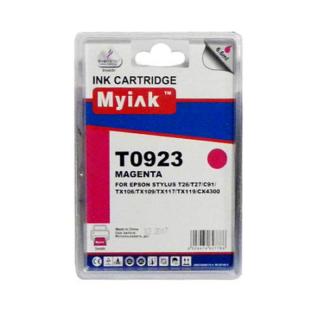 Картридж для (T0923) EPSON St C91/CX4300 Magenta (6,6ml, Pigment) MyInk SAL Картридж для (T0923) EPSON St C91/CX4300 Magenta (6,6ml, Pigment) MyInk SAL
