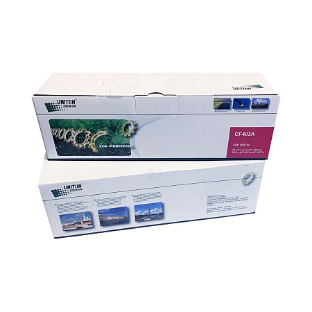 Картридж для HP Color LJ M252/ M277 CF403A (201A) красный (1,4K) UNITON Premium GREEN LINE (Eco Protected) 