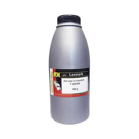 Тонер для Lexmark T 420/430 (фл,350,Polyester) Silver ATM Тонер для Lexmark T 420/430 (фл,350,Polyester) Silver ATM