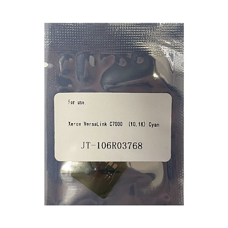 Чип к-жа Xerox VersaLink C7000 Toner (106R03768) (10,1K) cyan JT 