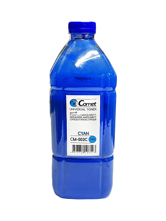 Тонер для HP Color Универсал тип CM-003C (фл,1кг,синий,Chemical,COMET) ATM Тонер для HP Color Универсал тип CM-003C (фл,1кг,синий,Chemical,COMET) ATM