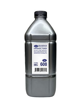 Тонер для HP Универсал тип HG608 (фл,1кг,HANDAN) Silver ATM 