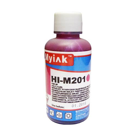 Чернила для HP ( 82/85/10/11/88) HP Designjet30/30n/90/90r/90gp/130 C9426A (100мл,magenta, Dye) HI-M201 MyInk Чернила для HP ( 82/85/10/11/88) HP Designjet30/30n/90/90r/90gp/130 C9426A (100мл,magenta, Dye) HI-M201 MyInk
