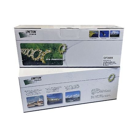 Картридж для HP Color LJ M552/ M553/M577 CF360X (508X) черный (12,K) UNITON Premium GREEN LINE (Eco Protected) Картридж для HP Color LJ M552/ M553/M577 CF360X (508X) черный (12,K) UNITON Premium GREEN LINE (Eco Protected)