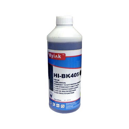 Чернила для (HP 72, HP 10 HP 11, HP 82, HP 88, HP 727, HP 764) C9403A (1л, matte black, Pigment) HI-BK405 EverBrite™ MyInk Чернила для (HP 72, HP 10 HP 11, HP 82, HP 88, HP 727, HP 764) C9403A (1л, matte black, Pigment) HI-BK405 EverBrite™ MyInk