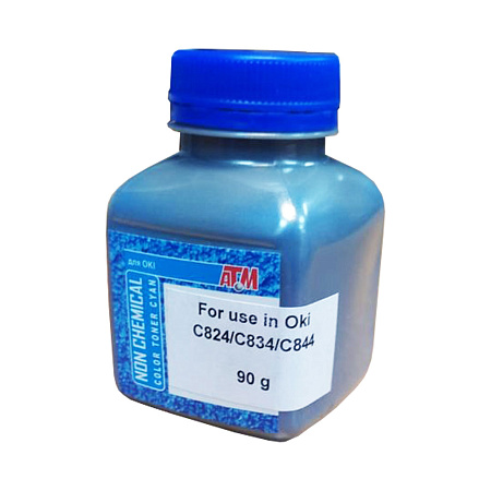Тонер для OKI C824/С834/С844 (фл,90,синий,5K,OSK-001 IMEX) Silver ATM 