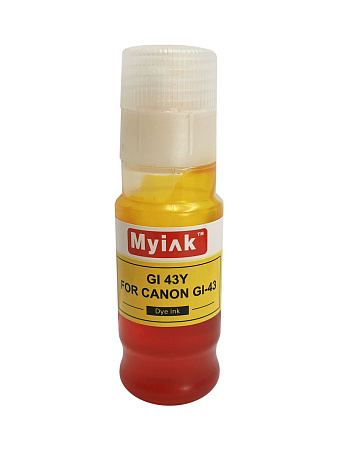 Чернила для CANON GI-43Y ( 60мл, контейнер,yellow  Dye) для PIXMA G540/G640 GI43Y MyInk 