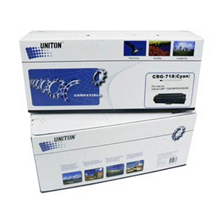 Картридж для CANON LBP-7200  Cartridge 718C синий (2,8K) UNITON Premium 