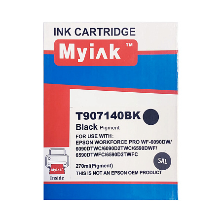 Картридж для (T9071) EPSON WorkForce WF-6090DW/ WF-6590DWF Black (270ml, Pigment) MyInk SAL 