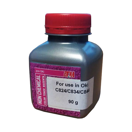 Тонер для OKI C824/С834/С844 (фл,90,красный,5K,OSK-001 IMEX,) Silver ATM 