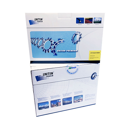 Картридж для HP Color LJ M651 CF332A (654A) (R) желтый (15K) UNITON Premium 