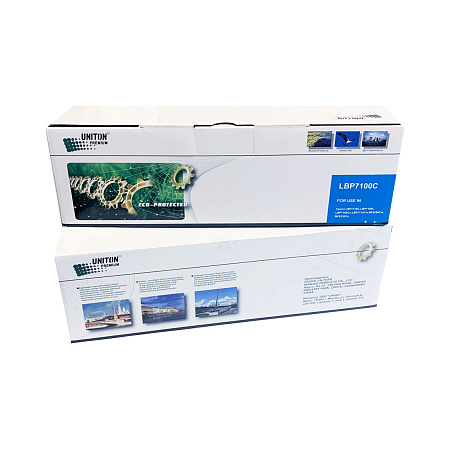 Картридж для CANON LBP-7100  Cartridge 731C синий (1,5K) UNITON Premium GREEN LINE (Eco Protected) 