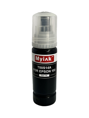 Чернила для EPSON EcoTank (103) L1110/L3050/L3150/L5190 (70мл, black,Dye) MyInk 