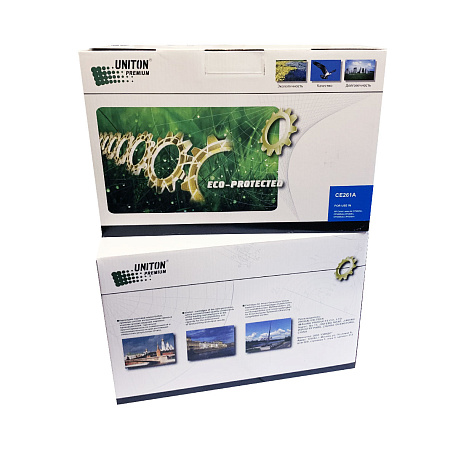 Картридж для HP Color LJ CP 4525/4025 CE261A синий (11K) UNITON Premium GREEN LINE (Eco Protected) Картридж для HP Color LJ CP 4525/4025 CE261A синий (11K) UNITON Premium GREEN LINE (Eco Protected)