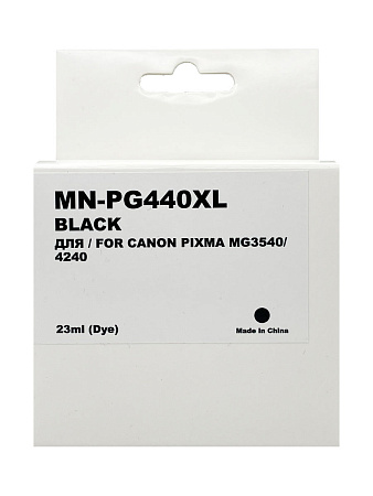 Картридж для CANON PG-440XL PIXMA MG3540/4240 (R) Black (23ml) Myink Т/У Картридж для CANON PG-440XL PIXMA MG3540/4240 (R) Black (23ml) Myink Т/У